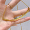 English Nonsense Necklace Letter Smile Dont interrupt me when I talk