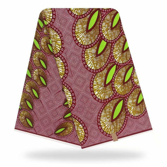 Tela de Batik de Algodón Africano