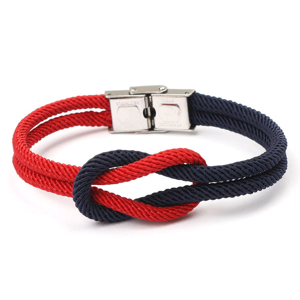 Pulsera Tejida Artesanal con Ancla Vintage - DIY