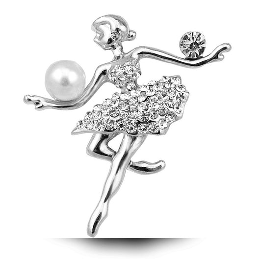 Broche Bailarina Brillante con Cristales - Image 5