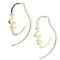 Aretes Artísticos de Silueta Facial - Estilo y Personalidad