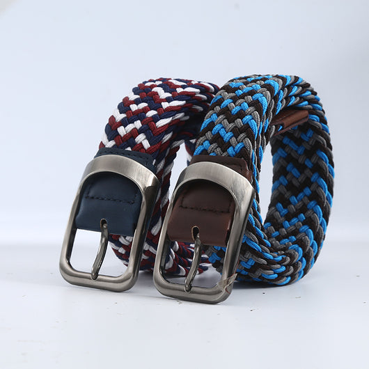Cinturón Tejido de Lona para Hombre - Versátil, Resistente y Elástico - Image 4