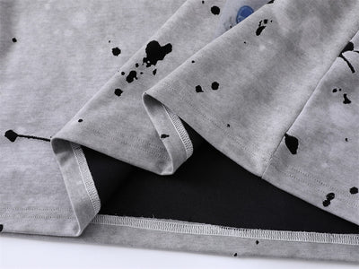 Camiseta Estilo Americano con Estampado Desgastado para Hombre - Image 14