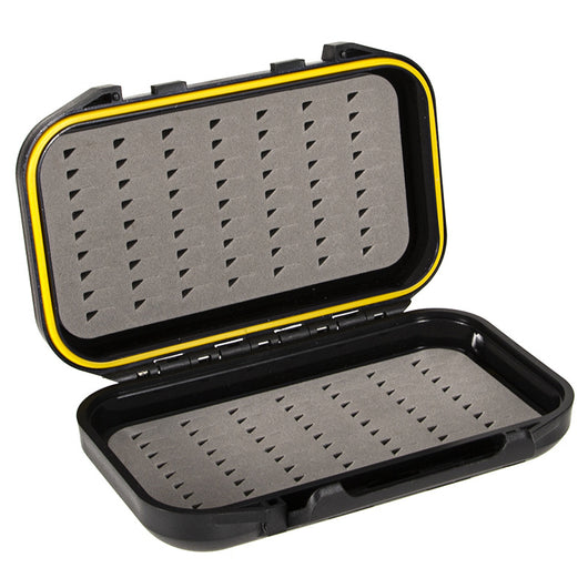 Caja de Moscas Doble Cara Impermeable para Pesca con Mosca