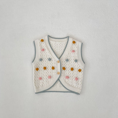 Chaleco Cardigan de Algodón para Bebé - Suéter Cómodo y Versátil - Image 6