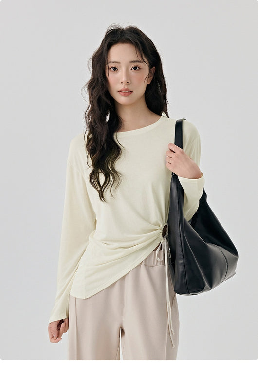 Blusa Deportiva Modal con Recortes Laterales y Cordón Ajustable - Image 15
