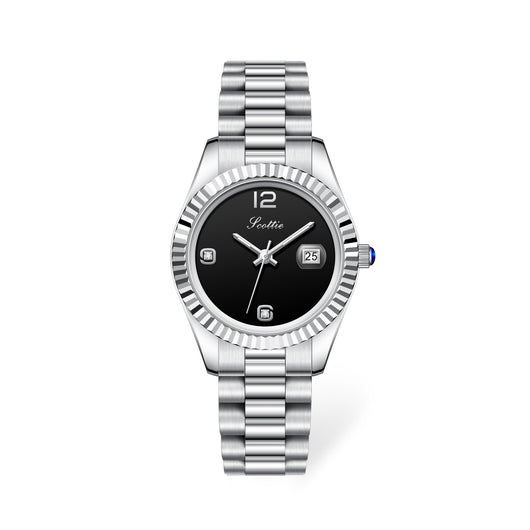 Reloj de Acero Inoxidable para Mujer con Cristal Brillante - Image 10