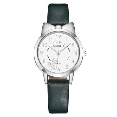 Reloj de Pulsera con Diseño de Gatita Adorable y Moño - Image 7