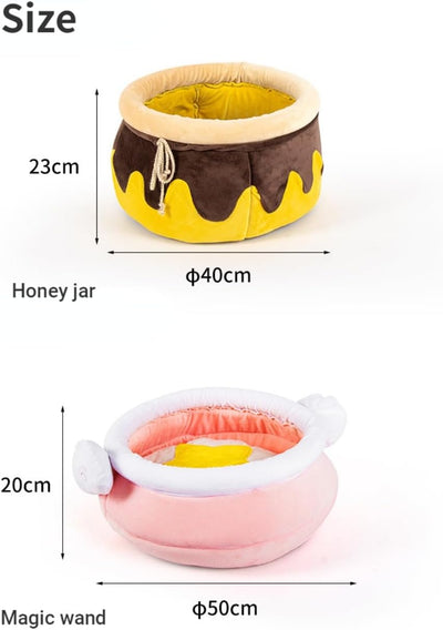 Cama Nido para Gatos Forma Miel - Sofá Cómodo y Acogedor para Mascotas - Image 3
