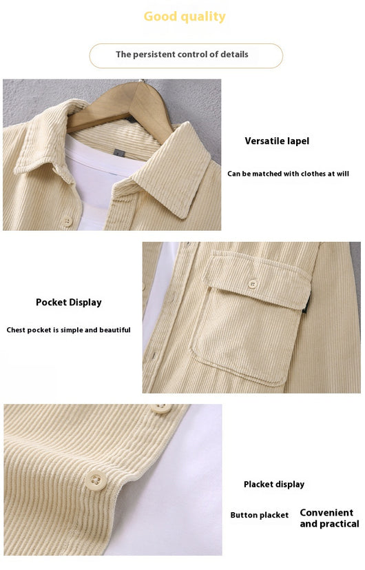 Camisa Suelta Oversize para Hombre - Estilo Casual y Cómodo - Image 25