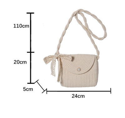 Bolsa Tejida de Algodón con Cuerda - Estilo Casual Artesanal para Verano - Image 12