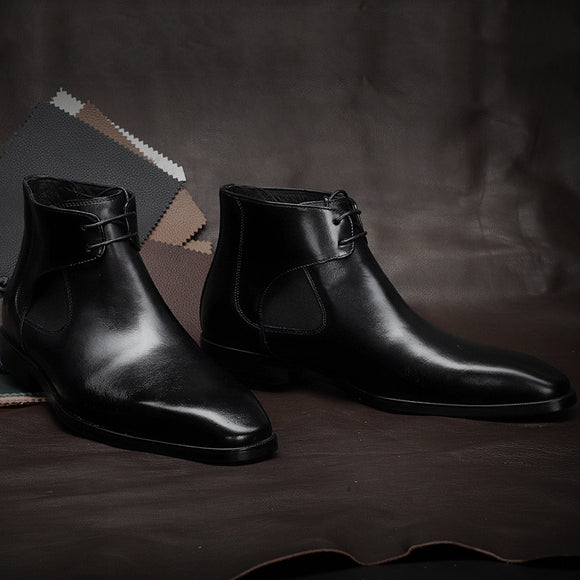Botas Martin Altas para Hombre con Tallado Artesanal