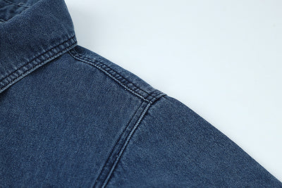 Chaqueta Denim Retro Suelta para Mujer - Diseño Moderno de Manga Larga - Image 13
