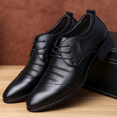Zapatos de Cuero para Hombre - Casual Versátil Primavera Otoño - Image 8