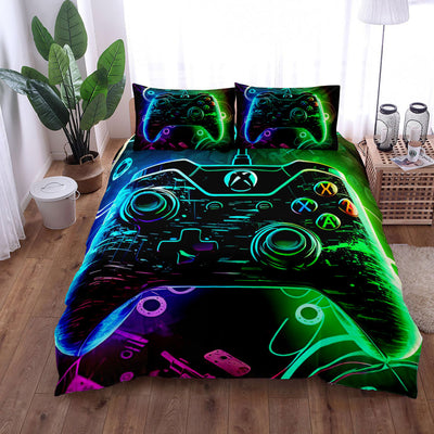 Juego de Cama Gamer 3 Piezas - Sábana, Funda Nórdica y Almohada - Image 9