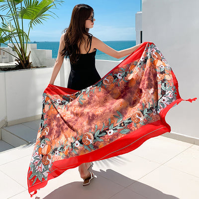 Pareo Protector Solar Versátil - Toalla de Playa Dual-Uso para Viajes - Image 29