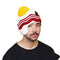 Gorro Tejido a Mano Huevo Divertido para Fiestas Invernales