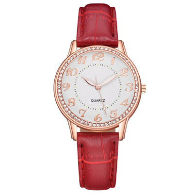 Reloj de Cuarzo Luminoso para Mujer con Diamantes y Correa Elegante - Image 8