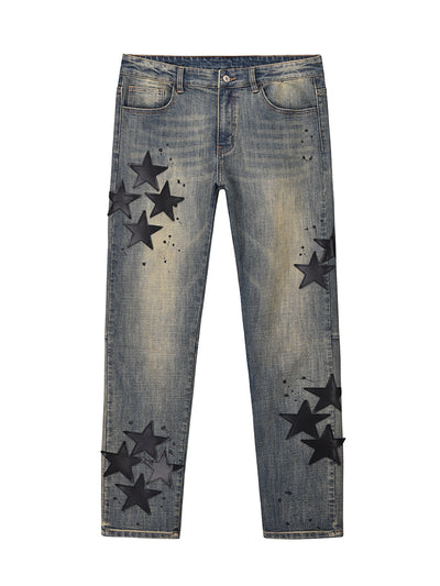 Jeans Slim Fit Estilo Industrial con Detalles de Estrella - Image 17