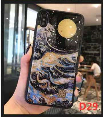 Funda Móvil con Diseño de Rayas Diamante y Onda Puntillada - Image 30