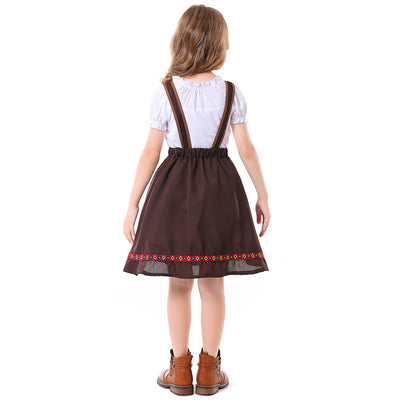 Falda Tradicional Bávara para Niña - Disfraz Festival Cervecero Alemán - Image 2