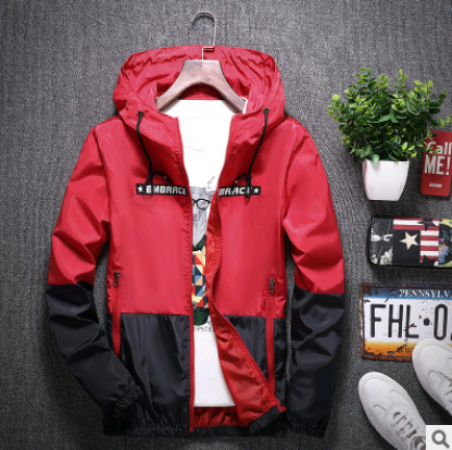 Chaqueta Delgada Impermeable con Capucha para Hombre - Abrigo Versátil Primavera Otoño - Image 7