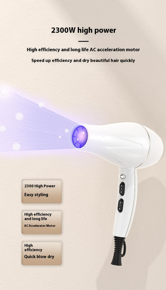 Secador de Cabello Iónico 2300W con Control de Temperatura Constante - Image 9