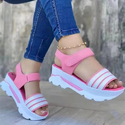Sandalias Romanas con Suela Gruesa, Tiras Ajustables y Diseño Transparente - Image 6