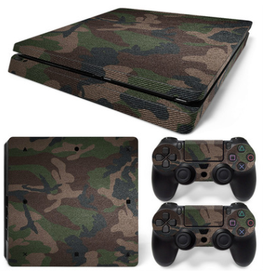 Hot pink and black leopard print skin set for PS4 Slim console and two controllers. - Image 16