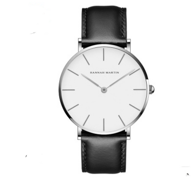 Reloj de Negocios Ultrafino Impermeable - Cuarzo Minimalista Unisex Negro - Image 14