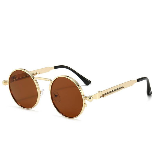 Gafas de Sol Redondas Punk con Resorte para Hombre y Mujer - Image 11
