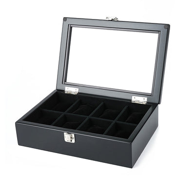 Caja Organizadora de Relojes con Tapa de Cristal - Image 5