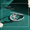 Anillo de Plata Esterlina 925 con Pentágrama y Diamantes