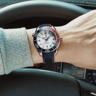 Reloj Mecánico Digital Rotatorio con Bisel Luminoso para Hombre