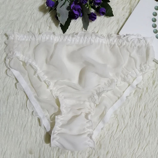 Braguitas Sexy de Seda Translúcida Triángulo para Mujer - Image 4