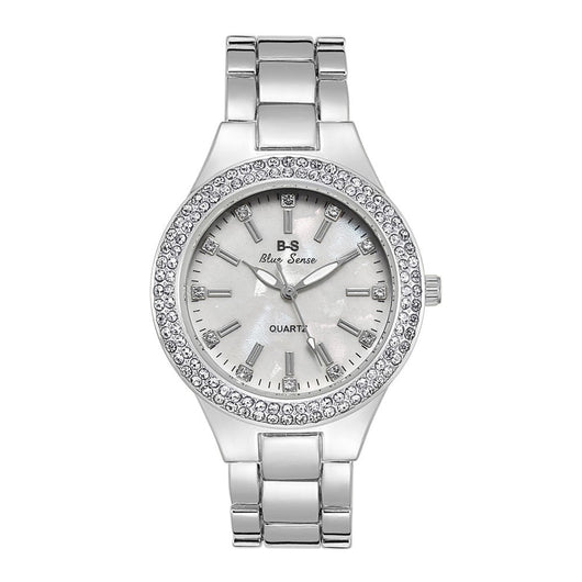 Conjunto de Reloj Pulsera para Mujer con Diamantes - Dos Piezas - Image 9
