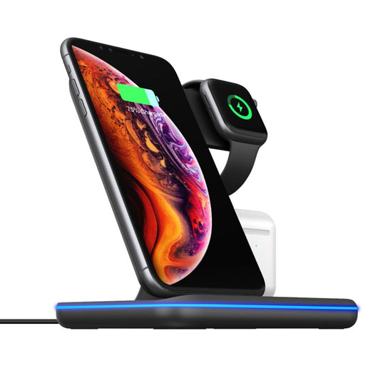 Cargador Inalámbrico 3 en 1 para Teléfono, Reloj y Auriculares - Image 7
