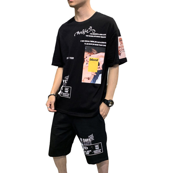 Conjunto de Camiseta Manga Corta para Hombre - Colección Verano