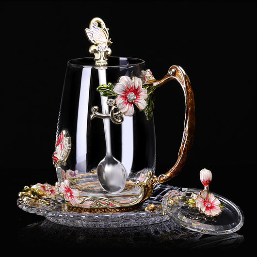 Taza de Té Floral con Tapa - Regalo Premium - Image 2