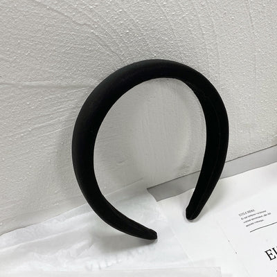 Diadema Retro de Satén con Esponja - Accesorio para Cabello Francés de Ancho Generoso - Image 28