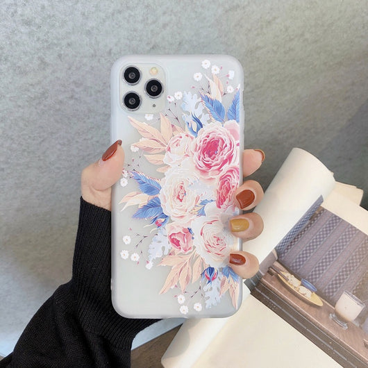 Funda de Silicona con Diseño Floral - Image 2
