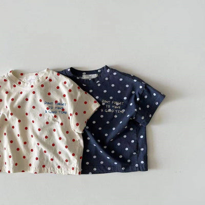 Playera Cuello Redondo Puntos Minimalista - Image 4