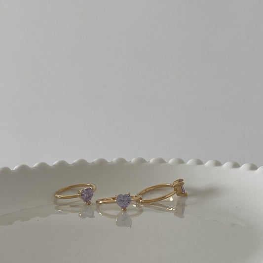 Anillo Púrpura Amor Multifacetado Brillo Intenso - Image 2