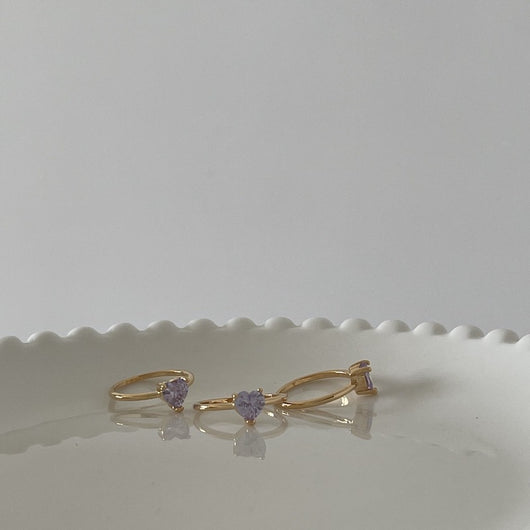 Anillo Púrpura Amor Multifacetado Brillo Intenso - Image 2