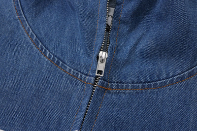 Chaqueta Denim Desgastada Heavy Wash Maychao - Image 8