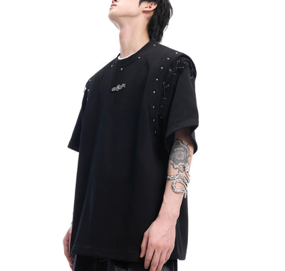 Blusa Deconstruida con Encaje y Recortes - Image 14