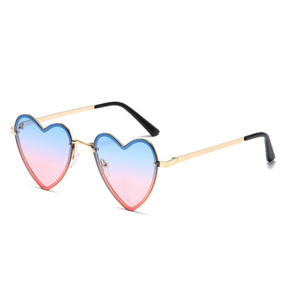 Gafas de Sol Decorativas con Diseño de Corazón Melocotón para Mujer - Image 10