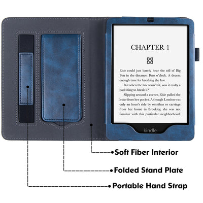Funda de Cuero con Soporte de Muñeca para Kindle Paperwhite 11 - Image 70