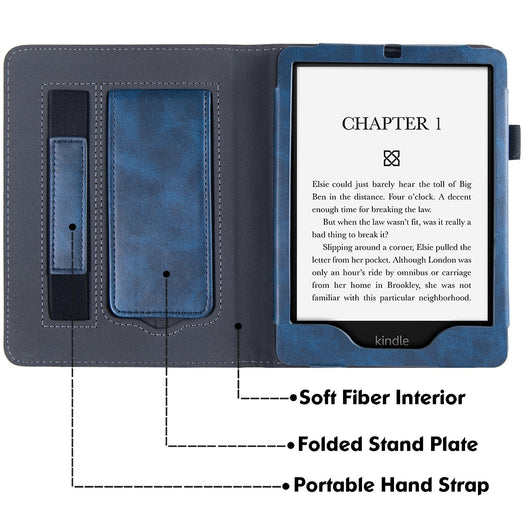 Funda de Cuero con Soporte de Muñeca para Kindle Paperwhite 11 - Image 70