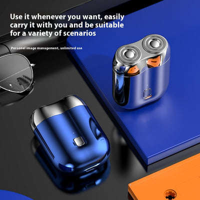 Afeitadora Eléctrica Portátil Recargable para Hombre